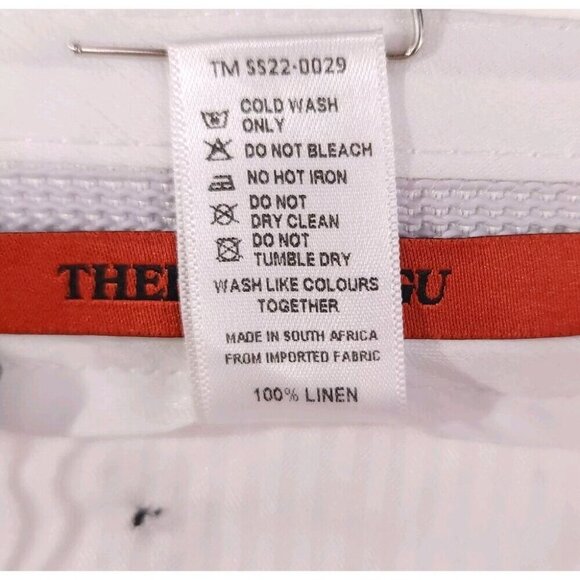 Thebe Magugu Chaps Trousers Size XL Mens Gray White - Picture 10 of 16